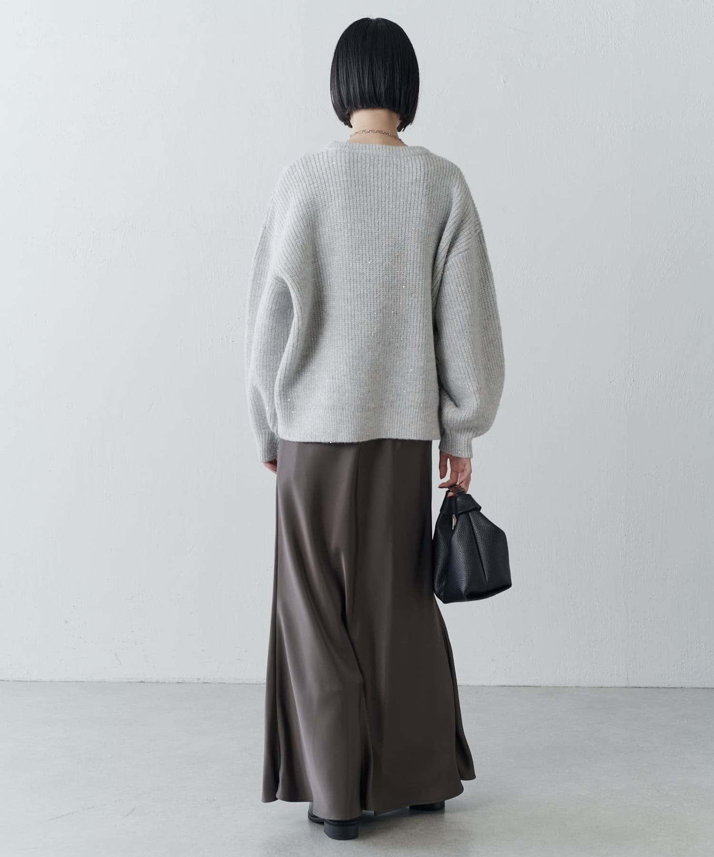 亮片針織套頭衫