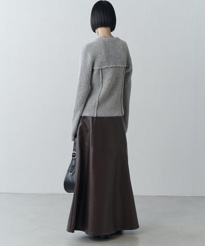 馬甲風針織套頭衫