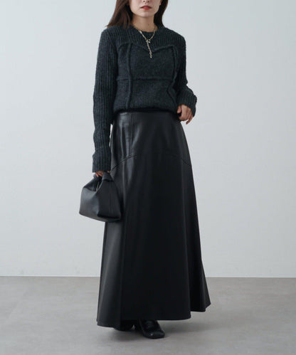 馬甲風針織套頭衫