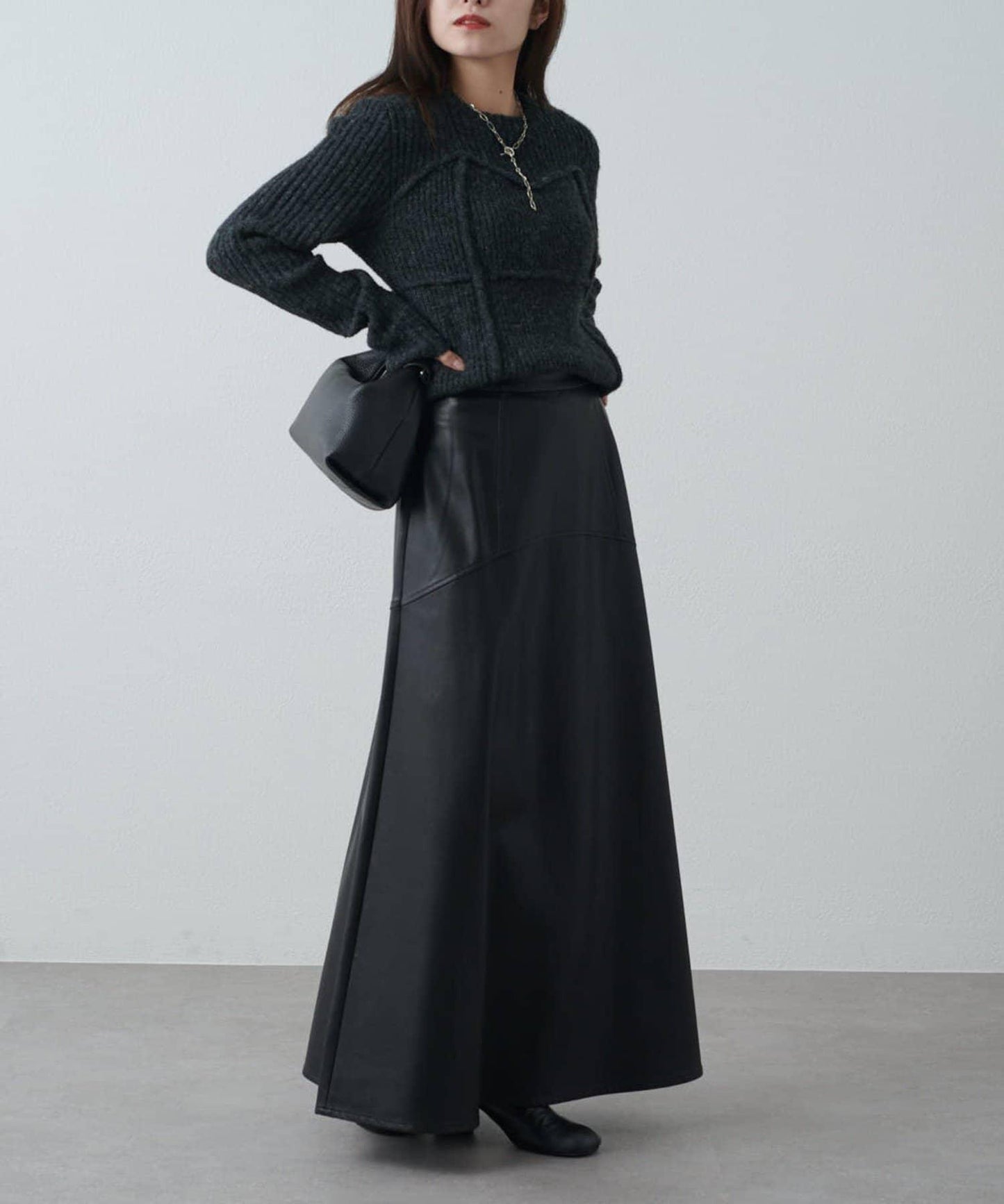 馬甲風針織套頭衫