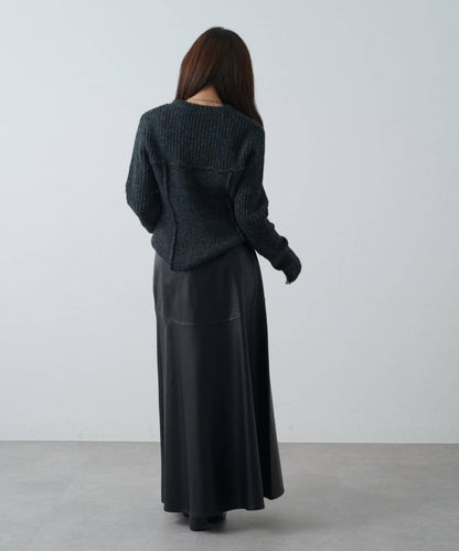 馬甲風針織套頭衫