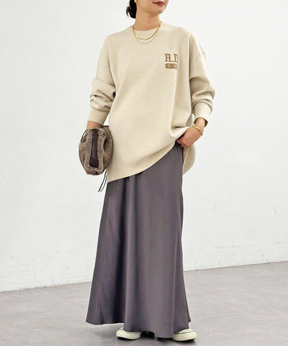 【背部標誌吸睛】運動標誌針織衫