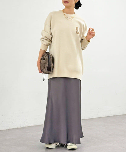 【背部標誌吸睛】運動標誌針織衫