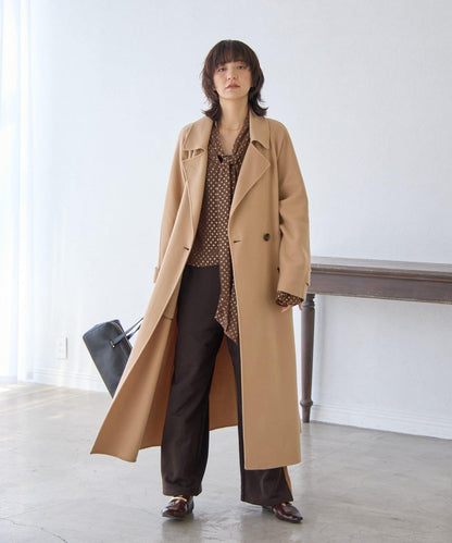 RIVE DROITE 側邊條紋針織褲