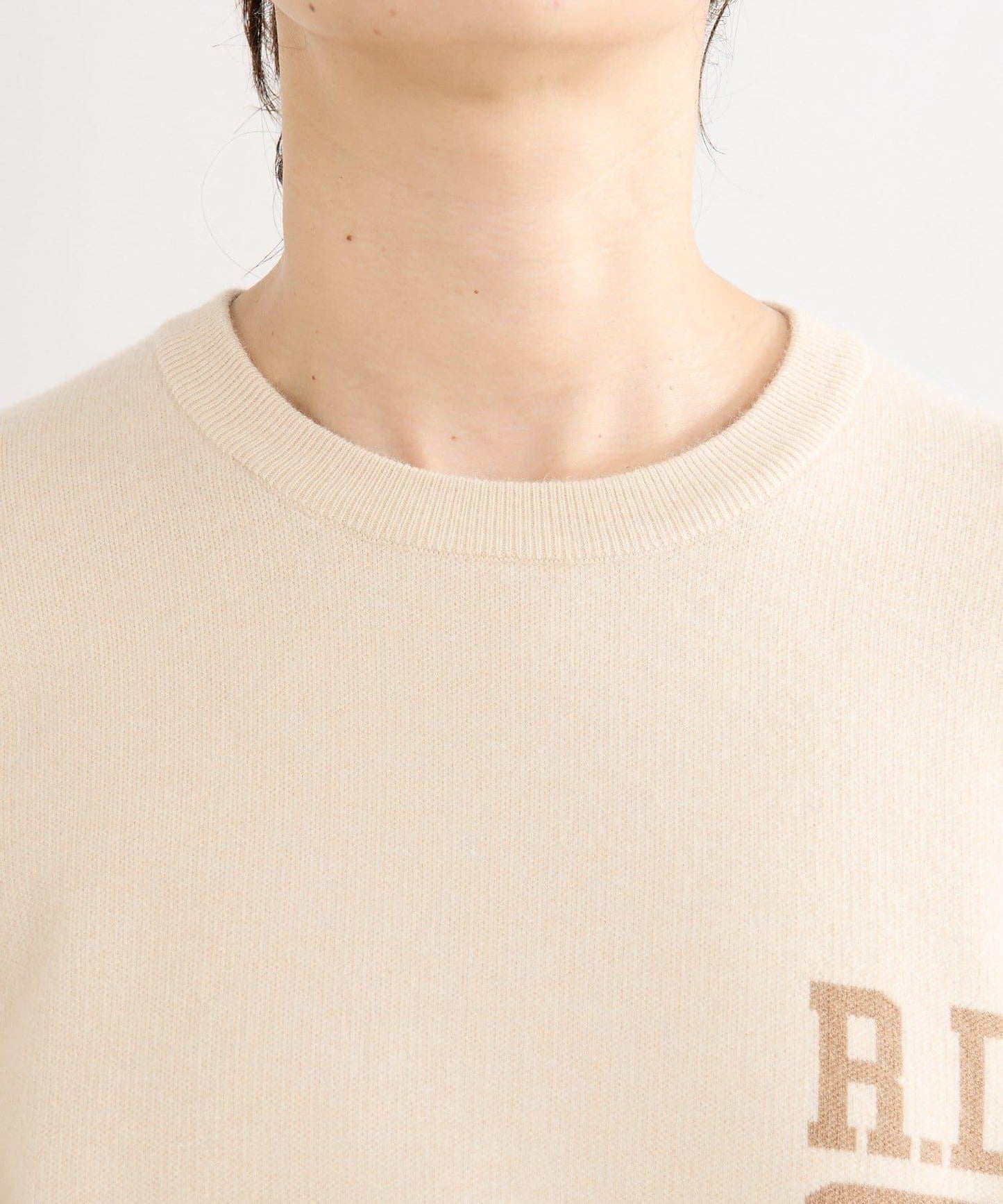 【背部標誌吸睛】運動標誌針織衫