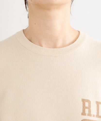 【背部標誌吸睛】運動標誌針織衫