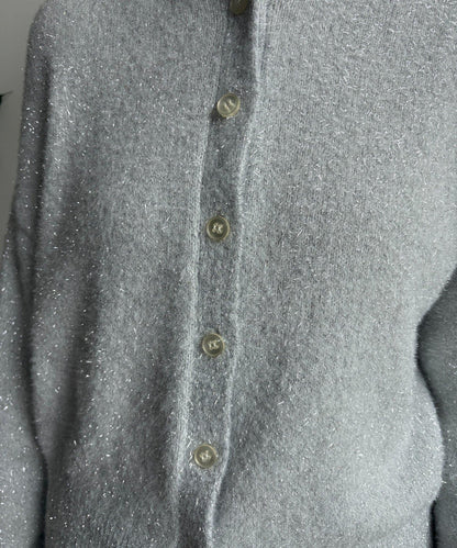 亮片前後兩穿開衫
