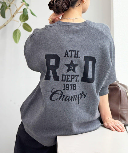 【背部標誌吸睛】運動標誌針織衫