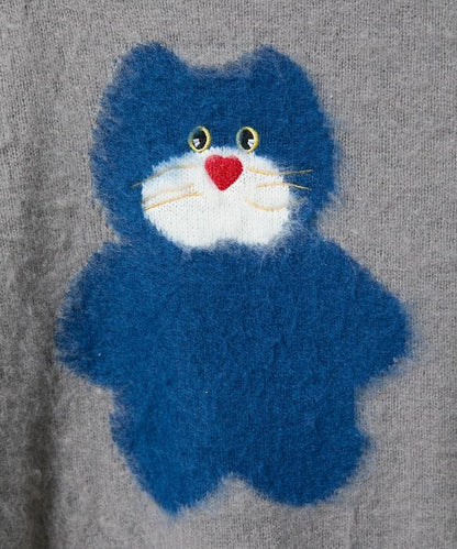 mojojojo 長絨藝術針織衫