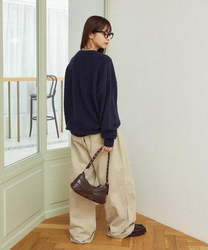 mojojojo 長絨藝術針織衫