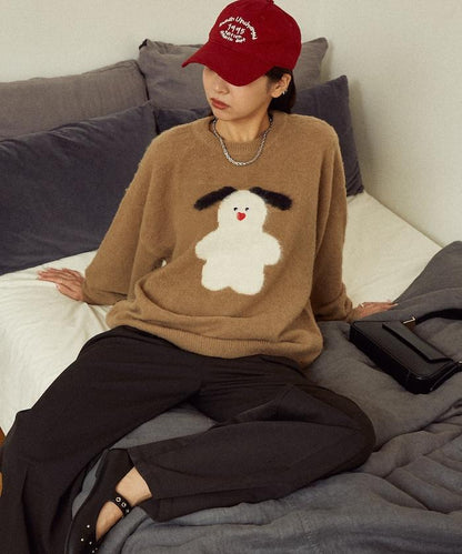 mojojojo 長絨藝術針織衫