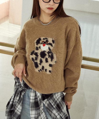 mojojojo 長絨藝術針織衫