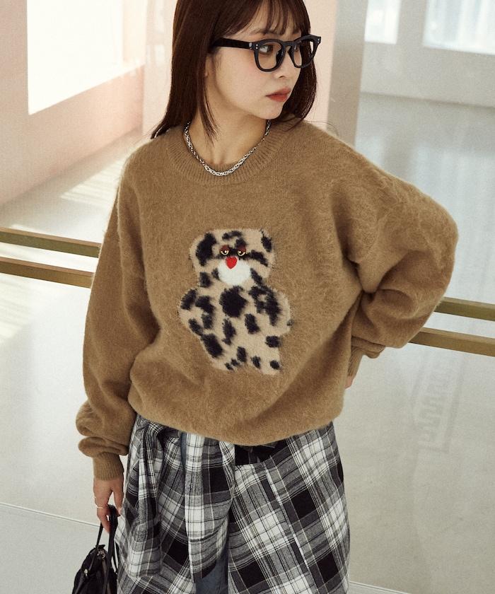 mojojojo 長絨藝術針織衫