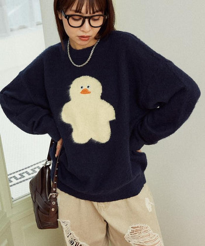 mojojojo 長絨藝術針織衫