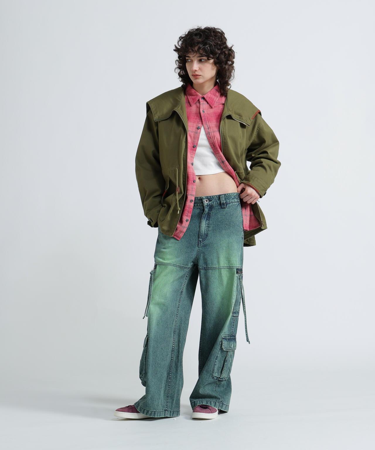 《WOMAN》M-51仿舊水洗夾克