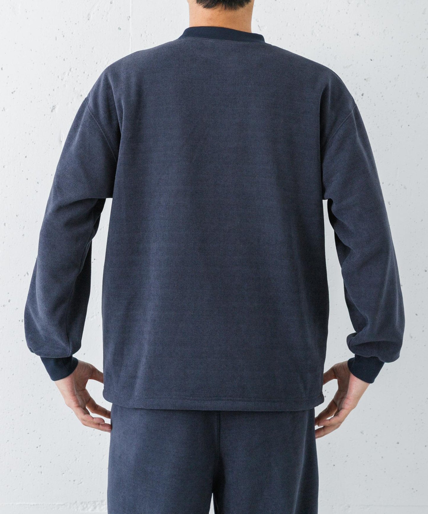 『聯名』THOUSAND MILE×URBAN RESEARCH 針織抓絨圓領套頭衫