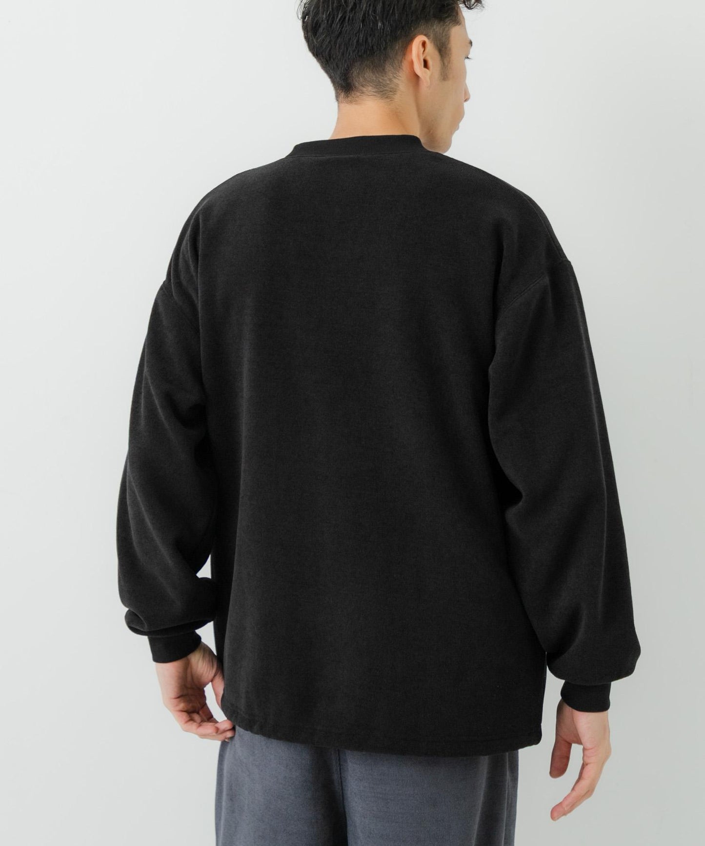 『聯名』THOUSAND MILE×URBAN RESEARCH 針織抓絨圓領套頭衫