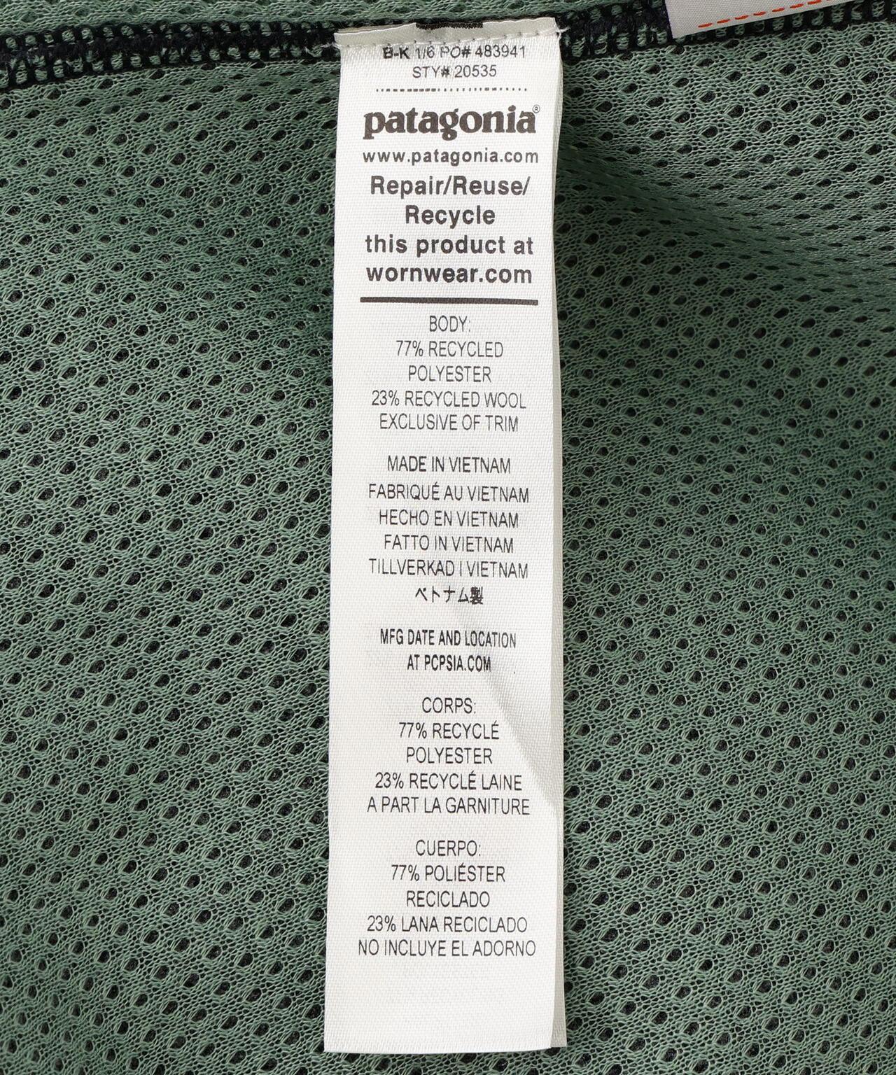 Patagonia 天然混紡復古開衫