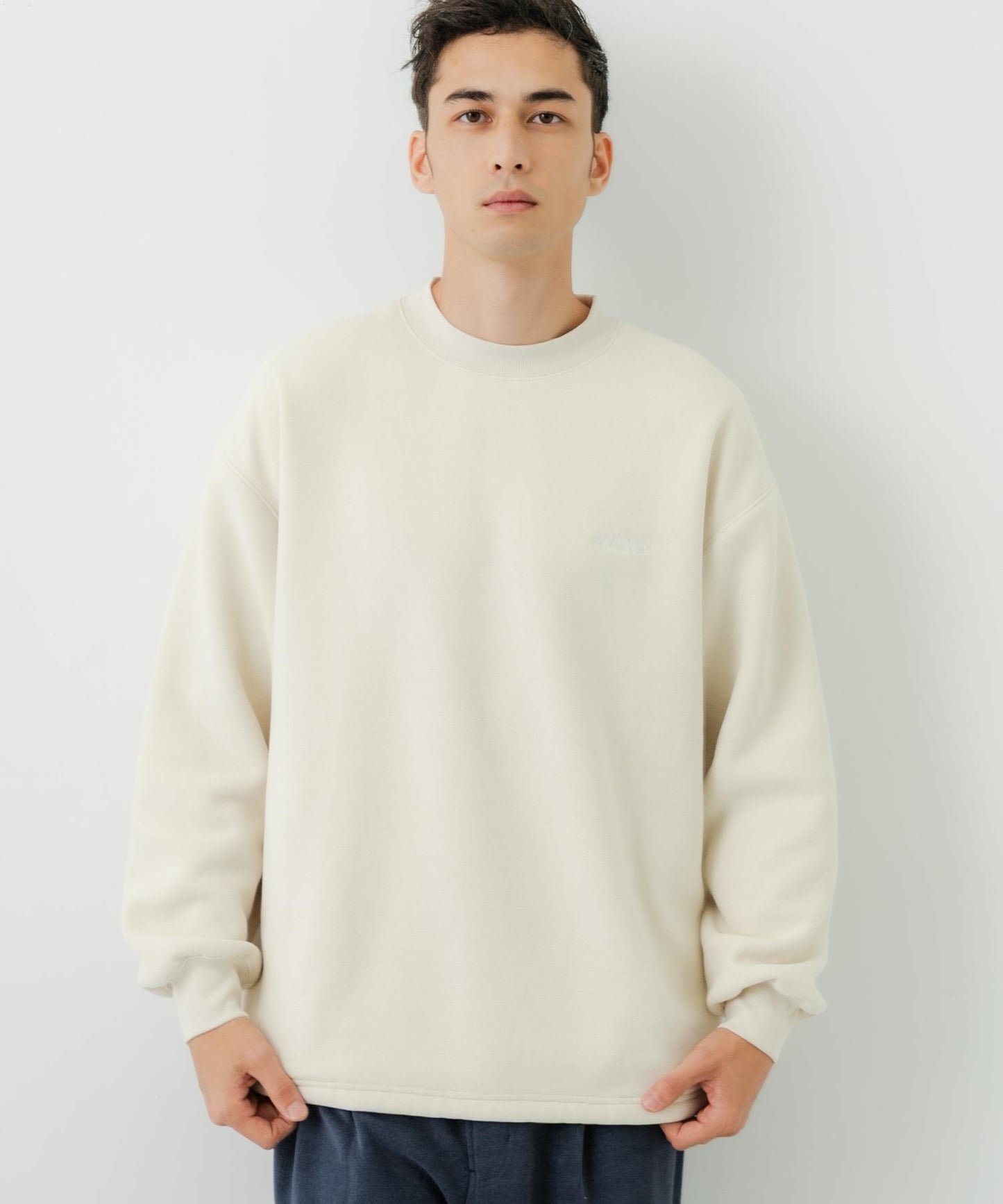 『聯名』THOUSAND MILE×URBAN RESEARCH 針織抓絨圓領套頭衫