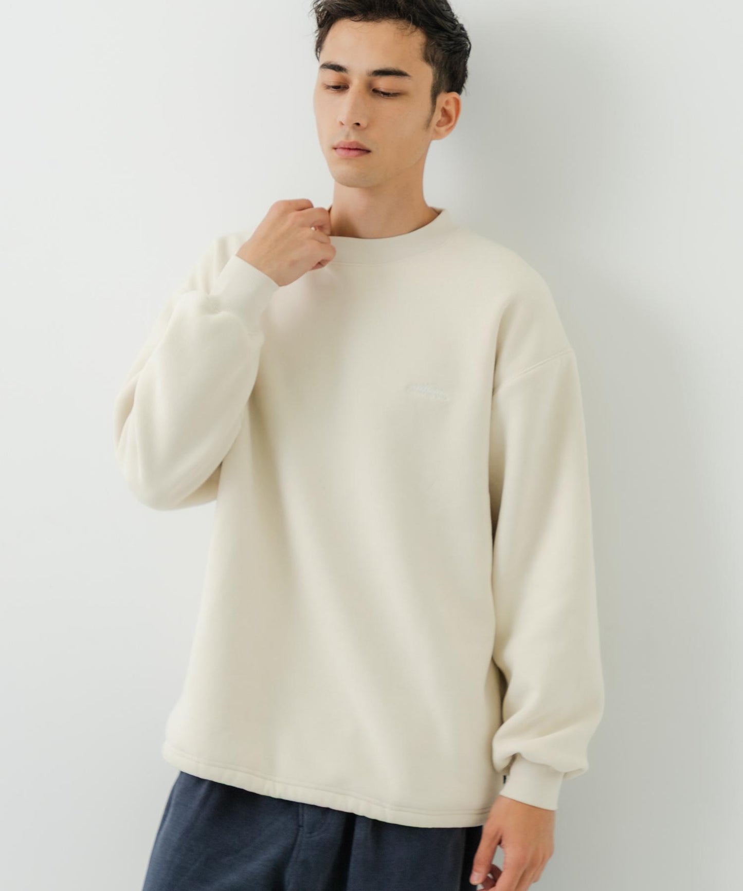 『聯名』THOUSAND MILE×URBAN RESEARCH 針織抓絨圓領套頭衫