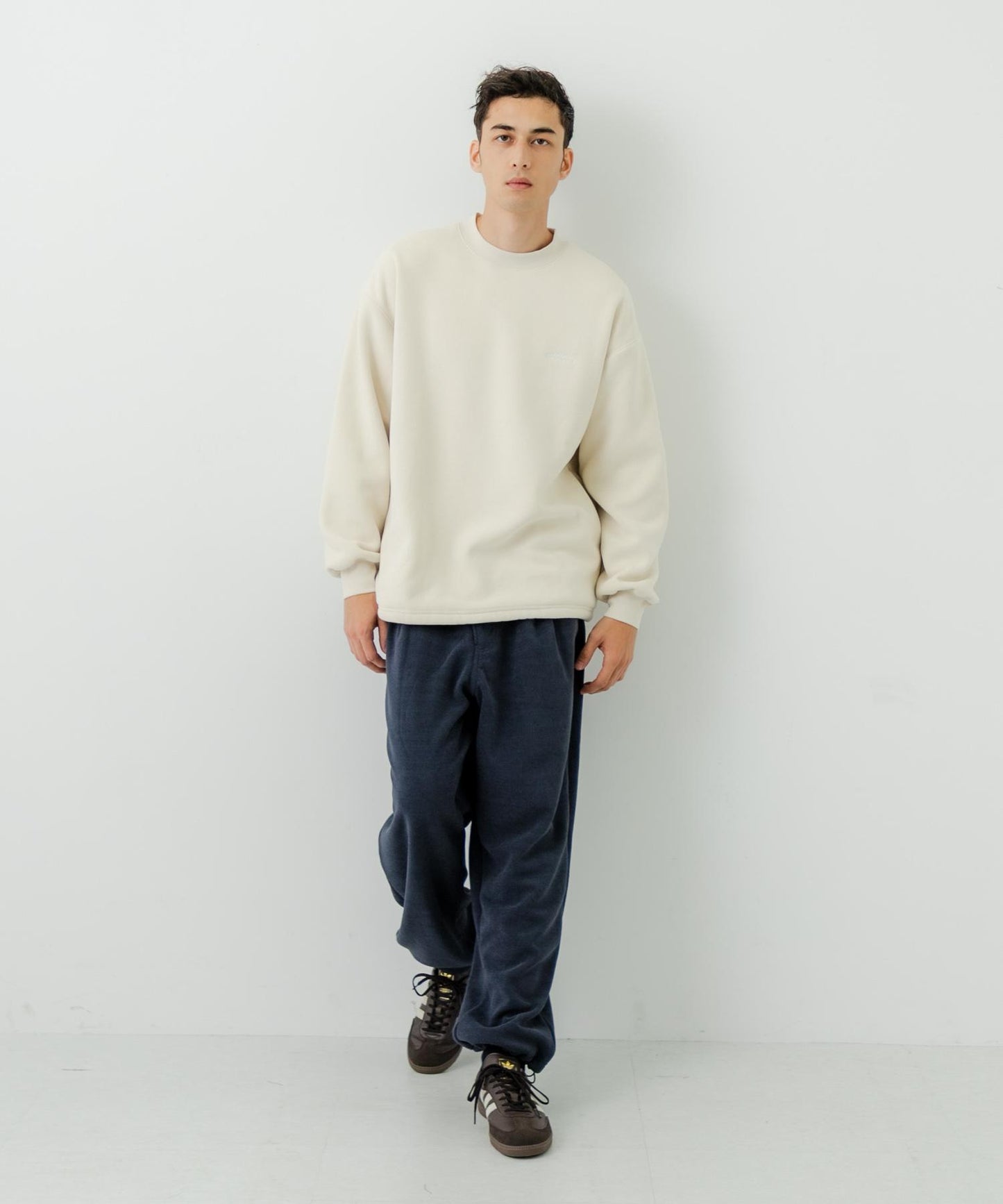 『聯名』THOUSAND MILE×URBAN RESEARCH 針織抓絨圓領套頭衫