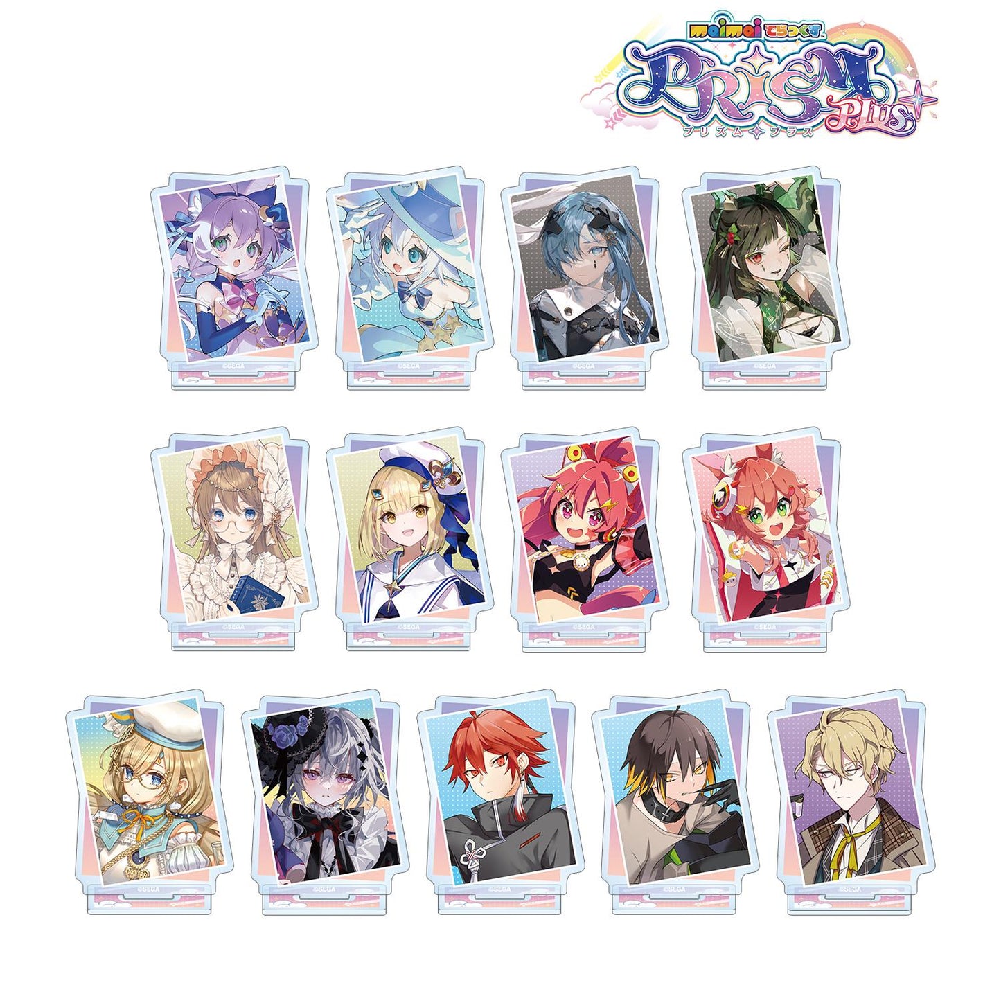 maimai でらっくす PRiSM PLUS_隨機亞克力立牌（單品/全套BOX）【全套BOX／13包入】