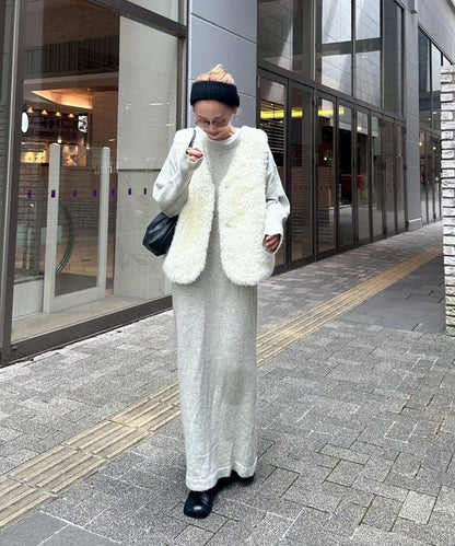 【パルクロ限定】PON企畫仿毛皮馬甲