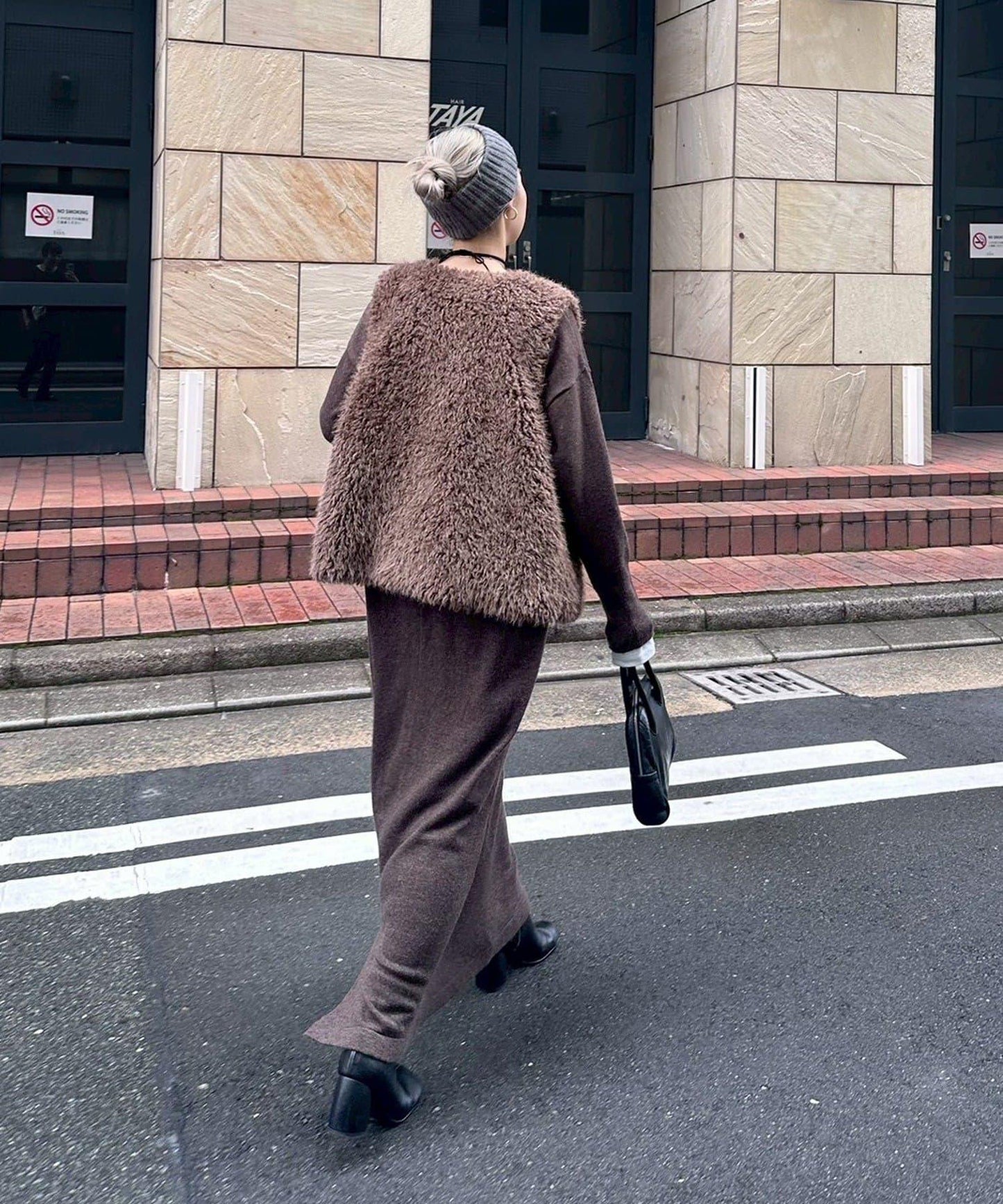 【パルクロ限定】PON企畫仿毛皮馬甲