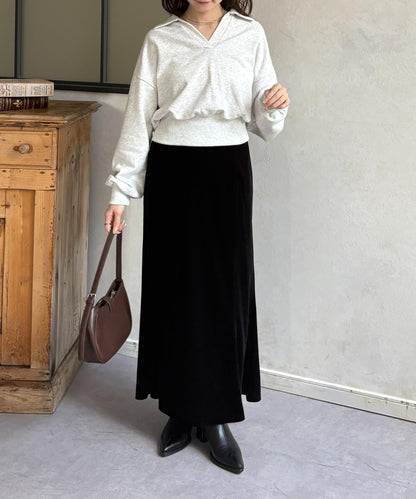 帶領口開襟衛衣套頭衫