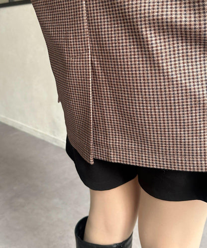 金色紐扣羊毛混紡西裝外套