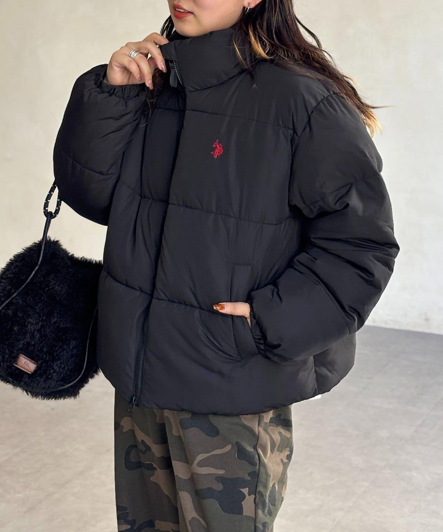 【U.S. POLO ASSN.】防潑水中棉夾克