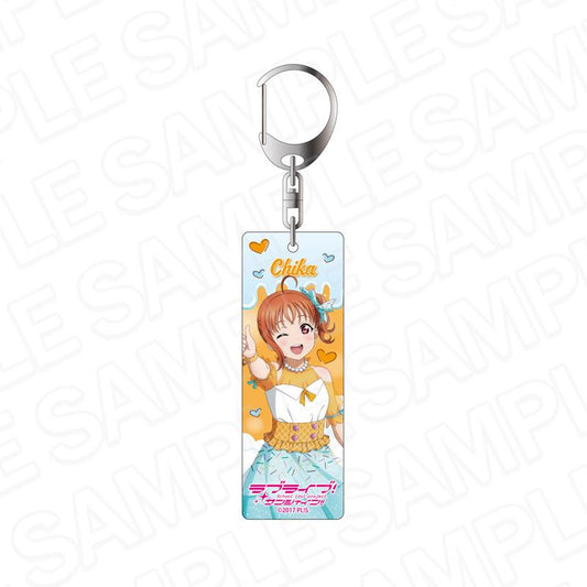 LoveLive! Sunshine!!_亞克力鑰匙扣 高海千歌 Cafe party ver.