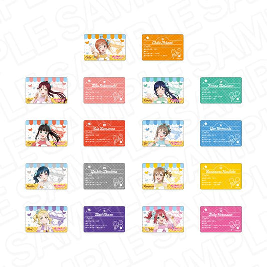LoveLive! Sunshine!! 全息卡片 Cafe party ver. 【全套OPP／9枚入】