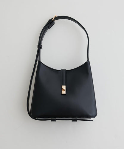 優雅風格雙用扣帶單肩包