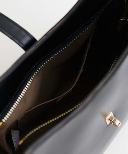 優雅風格雙用扣帶單肩包