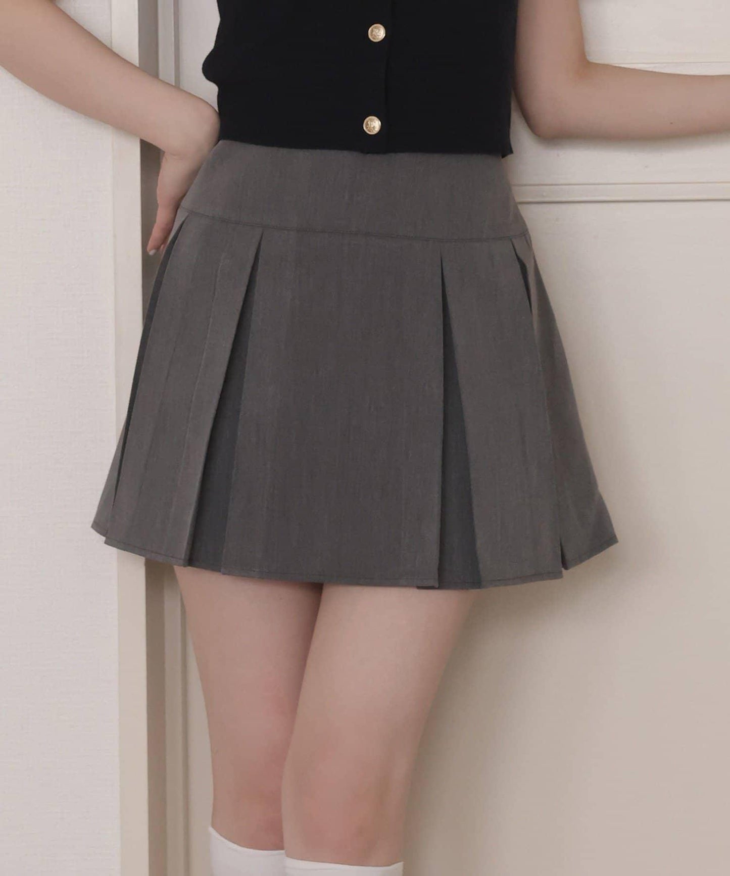 【one after another】百褶迷你裙