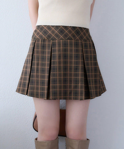 【one after another】百褶迷你裙