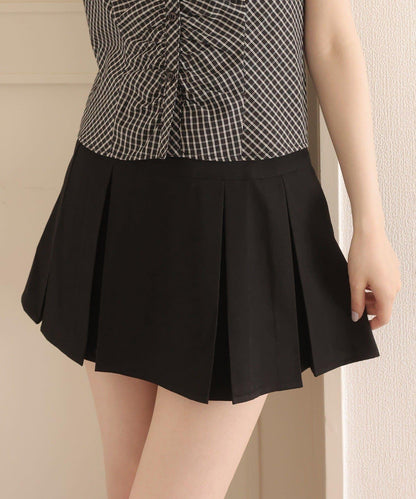 【one after another】百褶迷你裙