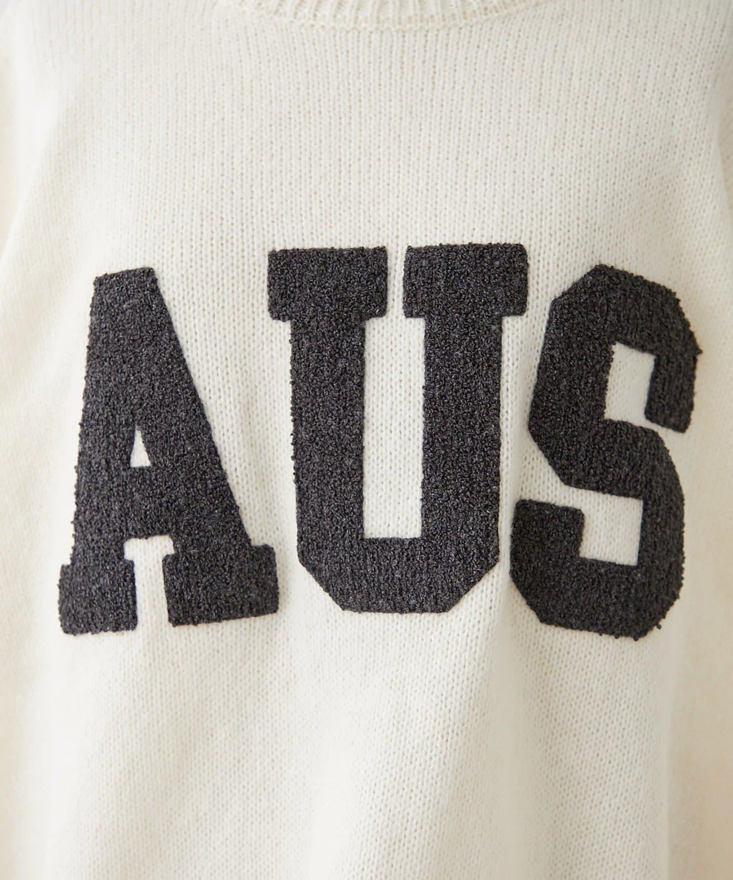 logo刺繡針織套頭衫