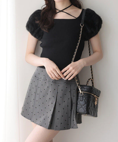 【one after another】百褶迷你裙