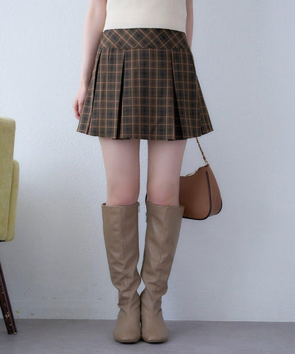 【one after another】百褶迷你裙