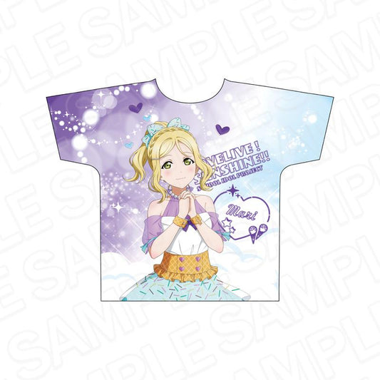 LoveLive! Sunshine!! 全幅印花T恤 小原鞠莉 Cafe party ver.