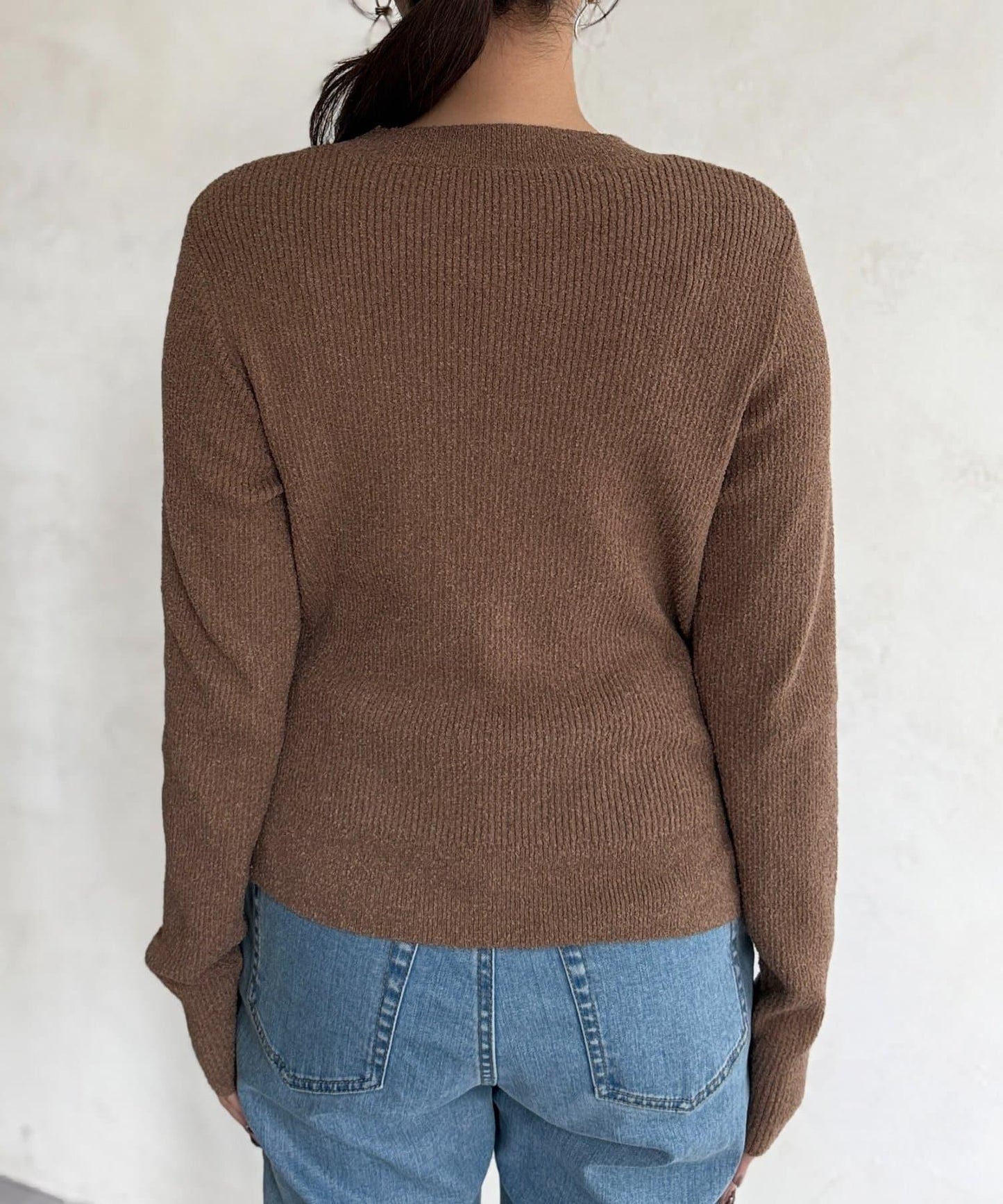 針織套頭衫×針織背心套裝