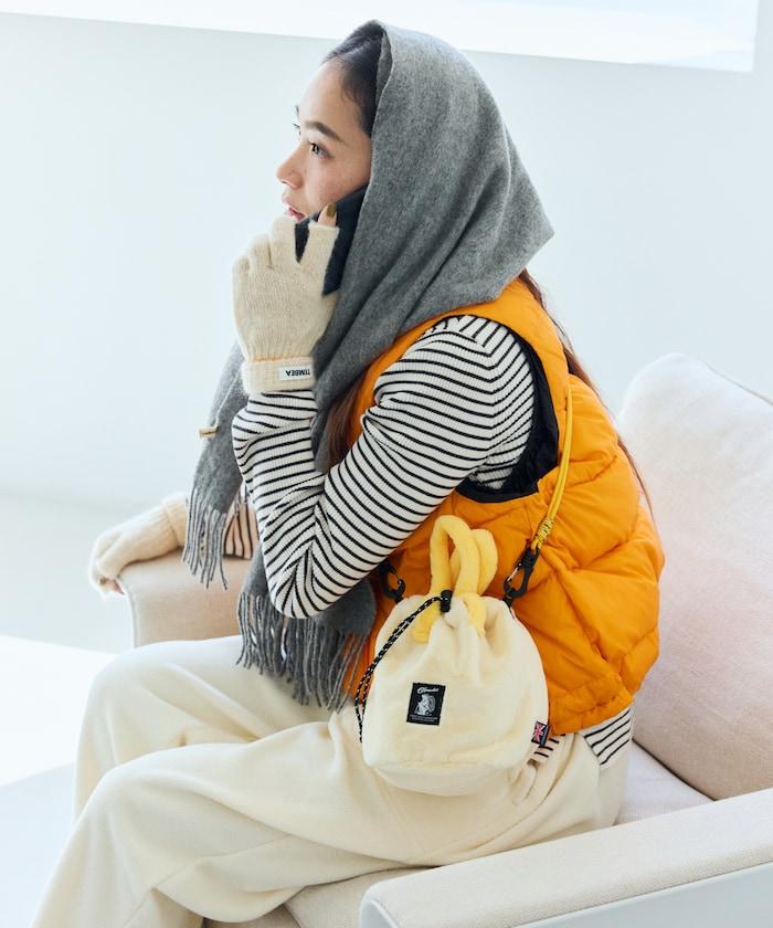 特別款毛絨抽繩包