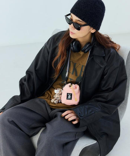 特別款絨毛抽繩包迷你款