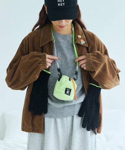 特別款絨毛抽繩包迷你款