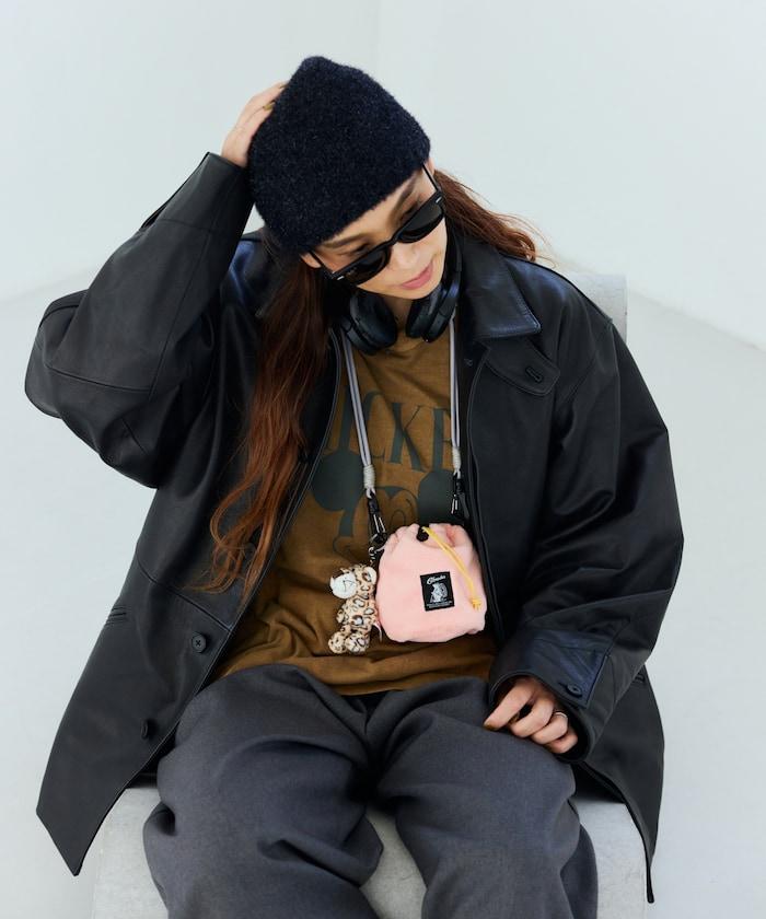 特別款絨毛抽繩包迷你款