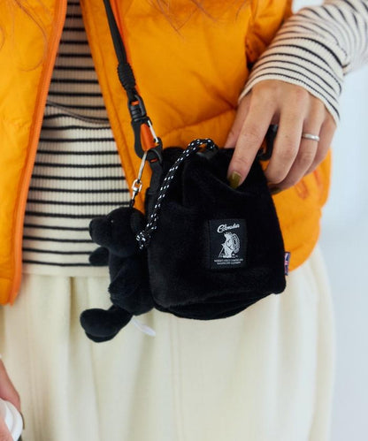 特別款絨毛抽繩包迷你款