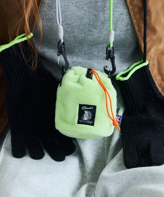 特別款絨毛抽繩包迷你款