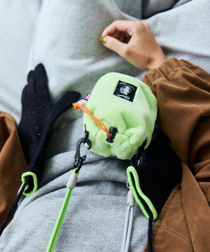 特別款絨毛抽繩包迷你款